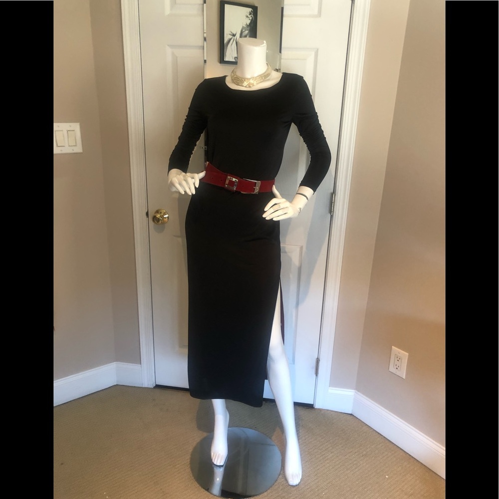 Isabel Lu brand leotard fabric maxi dress